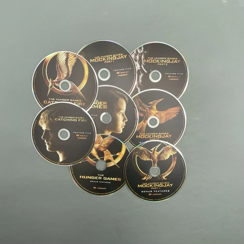 The Hunger Games Complete 4-Film Collection DVD Box Set Lionsgate Bonus